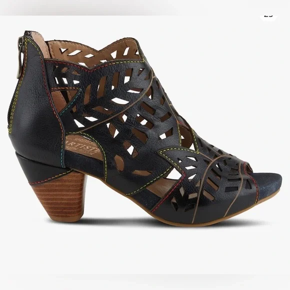 Spring Step L'Artiste Women's Icon black Sandals , platform/wedge. Size 9 - Picture 3 of 14